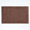 HOMESCAPES Imperial Plain Chocolate Bath Mat 50 x 80 cm - Super Soft Bathroom Mat - 100% Turkish Cotton Shower Mat