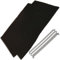 FAGOR BRANDT VEDETTE SAUTER DE-DIETRICH - AK505AE1 FILTRE CHARBON (335X195MM) + 4 LAMELLES DE FIXATION POUR HOTTE BRANDT