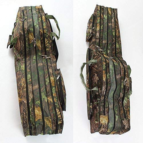 KANANA Angeltasche Rutentasche Rutenfutteral Angelkoffer 130cm (tasche130cmQ7)