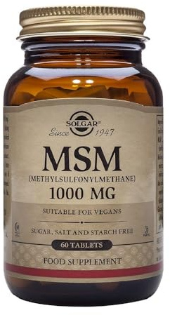 Solgar MSM 1000 mg (Metil Sulfonil Metano) | 60 Comprimidos