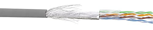 InLine 72099 Patchkabel Cat.5e, grau, SF/UTP, AWG26, PVC, CCA, 100m