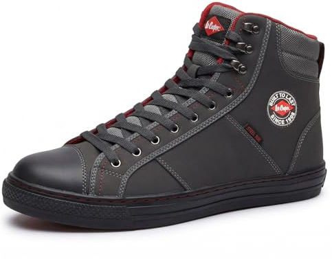 Lee Cooper Workwear Unisex-Adult LCSHOE022 Safety Shoes Grey,3 UK/36 EU