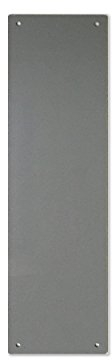 Focus Plastics DOOR FINGER PLATE- 11 COLOURS (Grey)