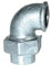 Coude union conique, 40x49, femelle galva