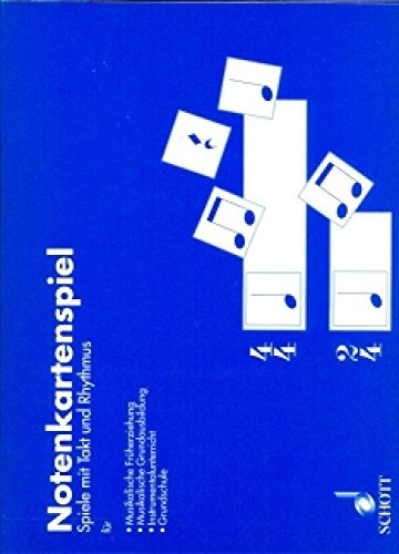 Notenkartenspiel - Spiele mit Takt + Rhythmus
