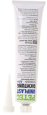 PETEC Caulks, Dichtungsmasse, Flüssigkeit, klar, Silikon, water_resistant, 80 milliliters