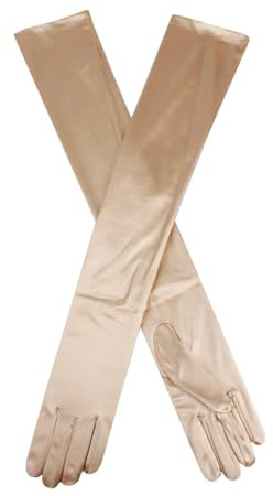 Dents Women's Long Satin Evening Gloves
