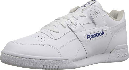 Reebok Herren Workout Plus Sneaker, Weiß (Wht/Royal), 40 EU