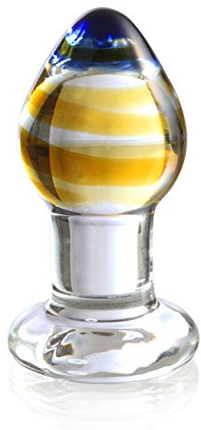 Deluxesunset (Ø 25 mm - 38 mm) Glas Butt Plug large, von Venize