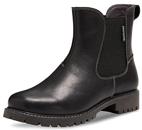 Eastland womens Ida Chelsea Boot, Black, 8 US
