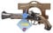 J.G. Schrödel 5031691 - Blunderbuss Pirat, 27 cm, 100 Schuss Spezialpistole, auf Tester