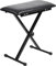Njs Piano Or Keyboard Bench With X-Type Frame Black