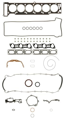 AJUSA 50150700 Dichtungsvollsatz Motor mit Zylinderkopfdichtung mit Ventilschaftabdichtung Kompatibel mit OPEL Omega A Limousine V87
