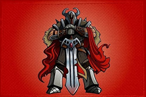 U24 Aufnäher Ritter Motiv Nr. 20 Fahne Flagge Aufbügler Patch 9 x 6 cm