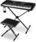 Funkey Super Kit 61 Tasten Keyboard Set - Einsteiger Keyboard mit 100 Sounds & Rhyhmen - Inklusive Stativ, Sitzbank und Kopfhörer - Schwarz