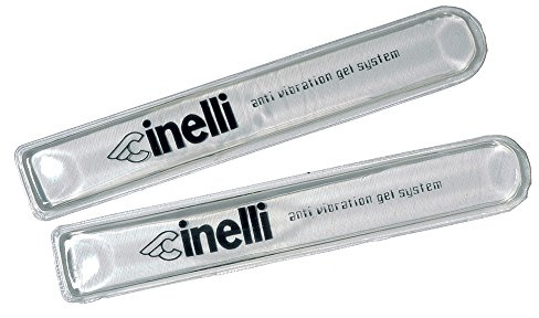 Cinelli Anti-Vibration Under Tape Handlebar Gel Cushion Kit, Clear, Pair | Cinelli AVS Gel Anti-Vibration Handlebar Pads for Drops