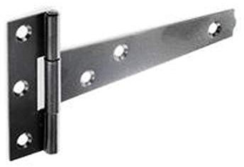 Securit Tee Hinges Light Black (Pair) - 100mm (4)