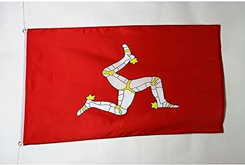 BANDIERA ISOLA DI MAN 90x60cm - BANDIERA INGLESE 60 x 90 cm - AZ FLAG