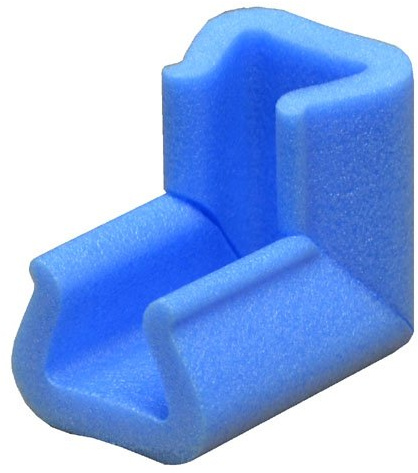 None 45mm x 100mm Blue Foam Corner Point Edge Protectors Cushions Baby Child Safety Qty 20