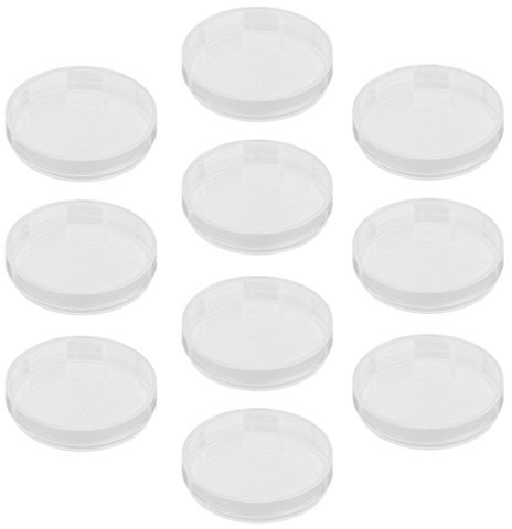 10pcs Disque à Essai Petit Couvercle Dish Lid Laboratoire - 65mm