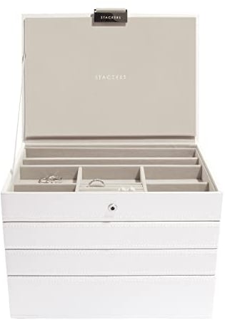 Stackers Weiß Klassisch Schmuckschatulle - 4