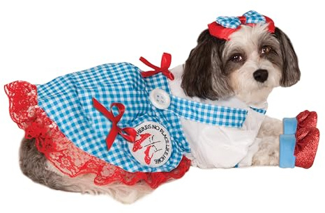 The Wizard of Oz: Dorothy Pet Costume for for Dogs or Cats by Rubies, Large
