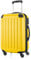 HAUPTSTADTKOFFER - SPREE - Handgepäck Hartschalen-Koffer Trolley Rollkoffer Reisekoffer, 4 Doppel-Rollen, 55 cm, 42 L, Gelb