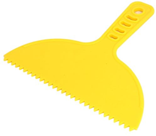 Sourcingmap Wall DIY Decoration Painting Grain Pattern Graining Comb Tool Yellow