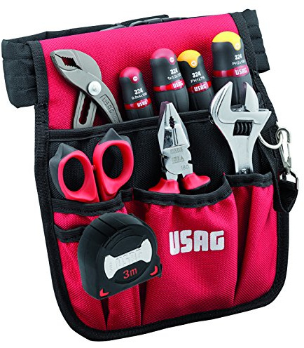 USAG 007 MLI U00070039 Marsupio con Assortimento per Manutenzione (9 pezzi)