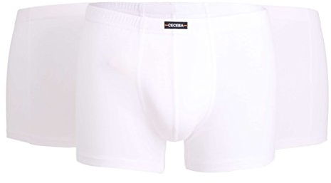 Ceceba Herren Pants, Elastan, Baumwolle, Single Jersey, blau, Uni, 3er Pack