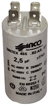 THOMSON - condensateur 2,5µf pour lave vaisselle THOMSON