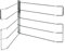 METALTEX Backblechhalter für fünf Bleche