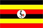 Uganda Fahne Flagge Grösse 90 x 60cm