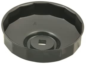 SW-Stahl 08460-108/15 Ölfilterschlüssel - 108 mm Ölfilterkappe - 15 Kanten | Passend für Volvo - Robuste Ausführung aus Stahl - 3/8 Zoll Antrieb - Premium Werkzeug für den Ölfilterwechsel
