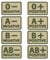 Helikon-Tex Blut Patch Set von 2 Khaki