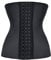 Everbellus Latex Corset Serre Taille Minceur pour Femme Ventre Plat Noir XXXXXX-Large