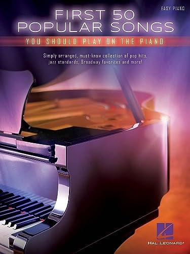 First 50 Popular Songs You Should Play On The Piano -For Easy Piano- (Book): Noten, Sammelband für Klavier
