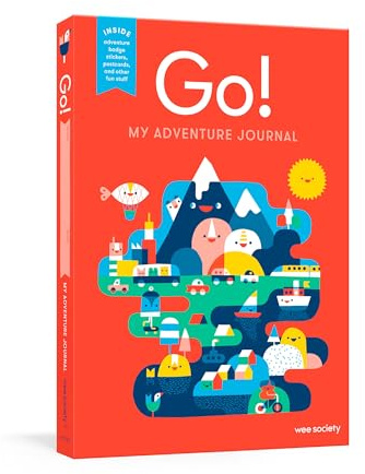 Go! Red: A Kids' Interactive Travel Diary and Journal