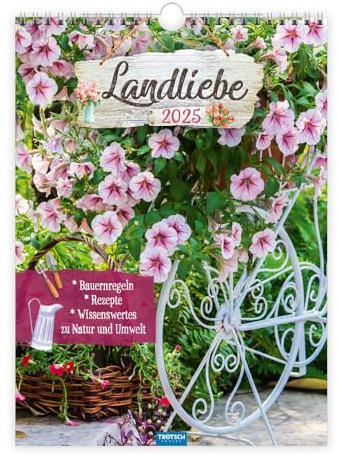 Trötsch Classickalender Landliebe 2025: Wandkalender