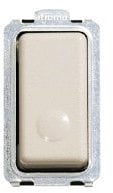 UNIVEL - SCAME Pulsante 10 A Tipo Magic, Bronzo, On-off-on, Beige