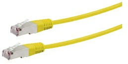 SCHWAIGER STP CAT5e Patch Netzwerkkabel RJ45 2 m gelb
