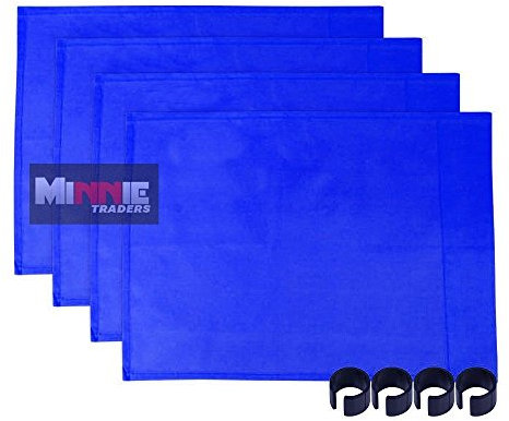 Football Training Corner Flags (Pack of 4) (Blue)