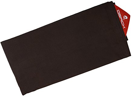 QSack Indy Sitzsack Bezug ohne Füllung, Indoor Sitzsack Hülle 140 x 180 cm (Dunkelbraun)