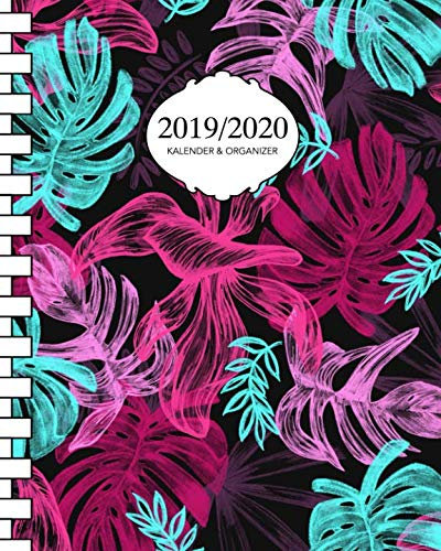 2019 / 2020 Kalender & Organizer: Retro Tropen Edition I Wochenplaner mit Adressbuch und Passwort Journal I Für jede Woche eine Doppelseite; mit viel ... & ToDo-Listen I 120 Seiten I Softcover