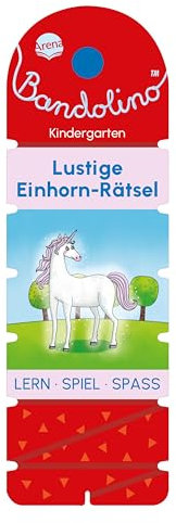 Bandolino. Lustige Einhorn-Rätsel: Lernspiel mit Lösungskontrolle für Kinder ab 4 Jahren
