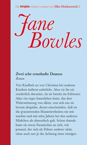 Zwei sehr ernsthafte Damen. Brigitte-Edition Band 7