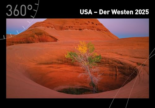 360° USA - Der Westen Premiumkalender 2025 (360° Premiumkalender 2025: (50 x 35 cm))