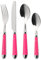 PRIME FURNISHING Stylish Brasserie Cutlery Set 16pc Hot Pink