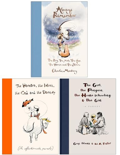 Always Remember, The Woman the Mink the Cod and the Donkey & The Girl the Penguin the Home-Schooling and the Gin 3 Books Collection Set