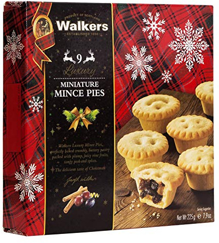 Walkers Shortbread Luxury Miniature Mince Pies, 225 g